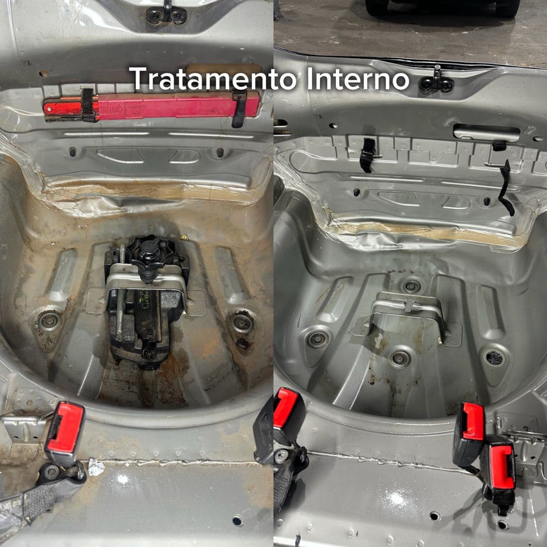 Tratamento Interno - antes e depois Studio Car