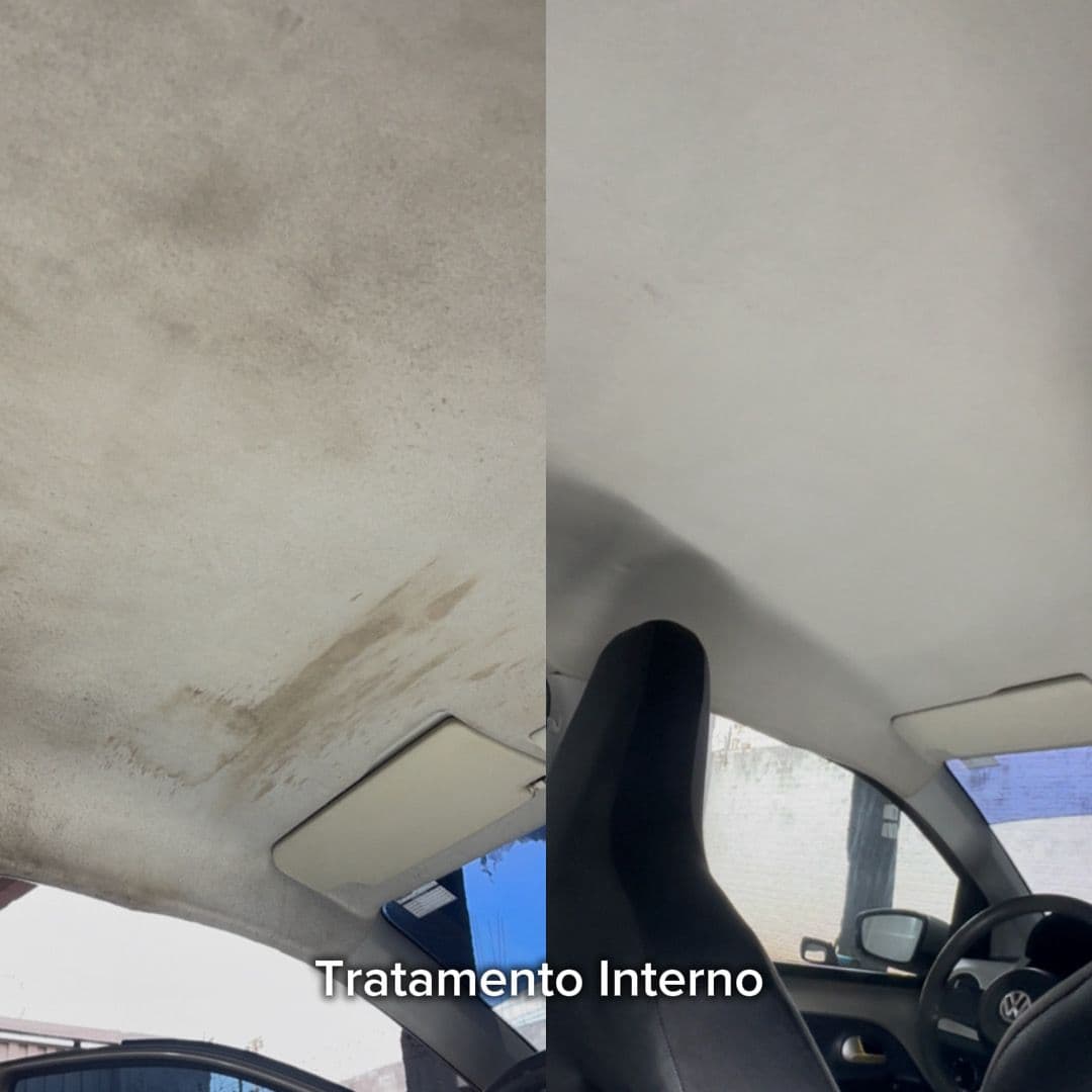 Tratamento Interno - antes e depois Studio Car