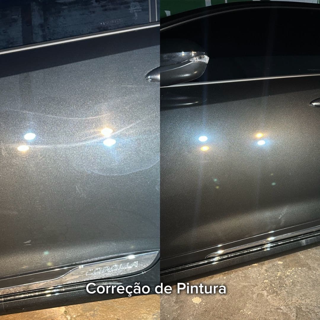 Correção de Pintura - antes e depois Studio Car