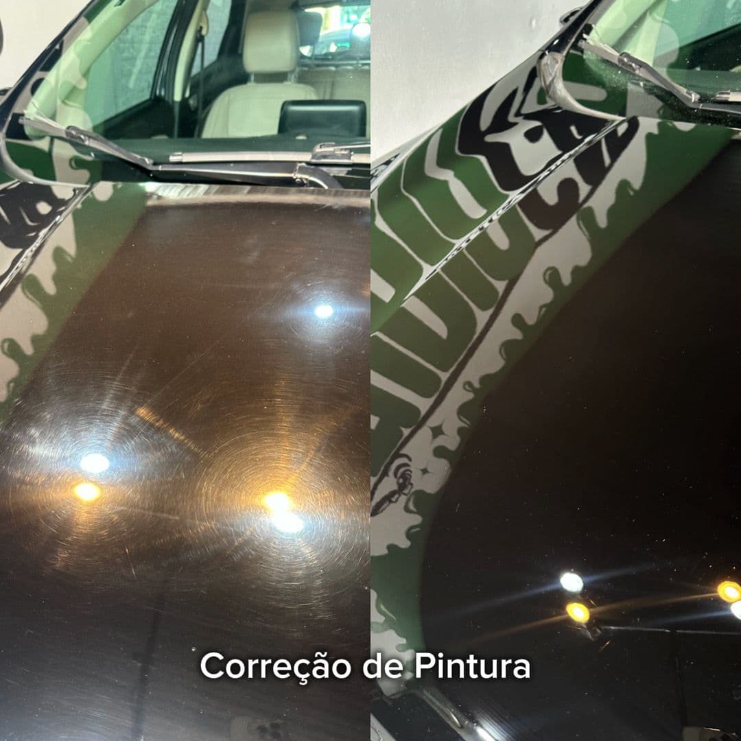Correção de Pintura - antes e depois Studio Car