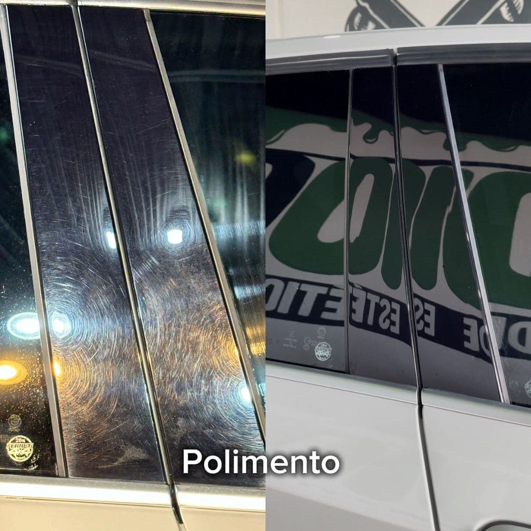 Correção de Pintura - antes e depois Studio Car