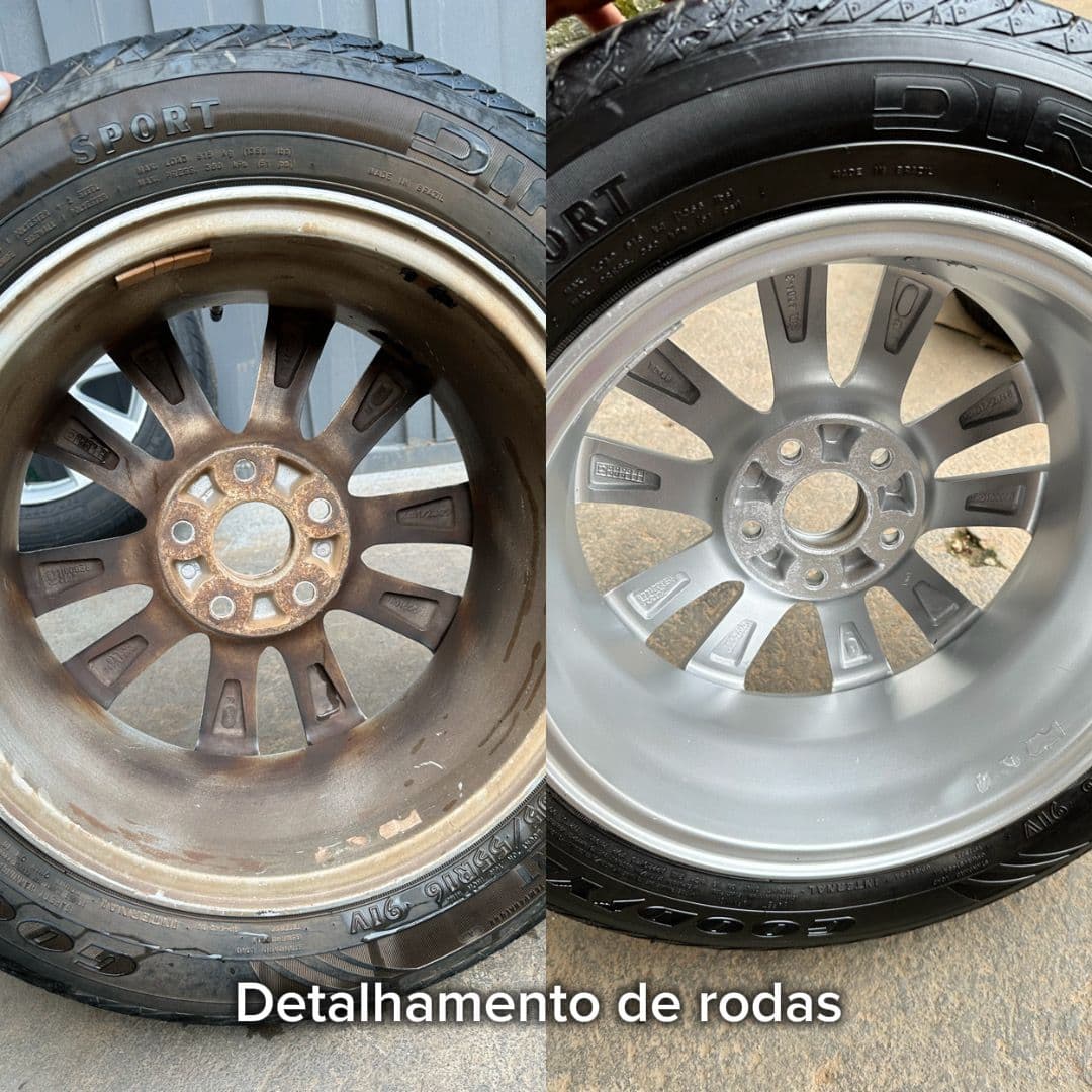 Customização de Rodas - antes e depois Studio Car