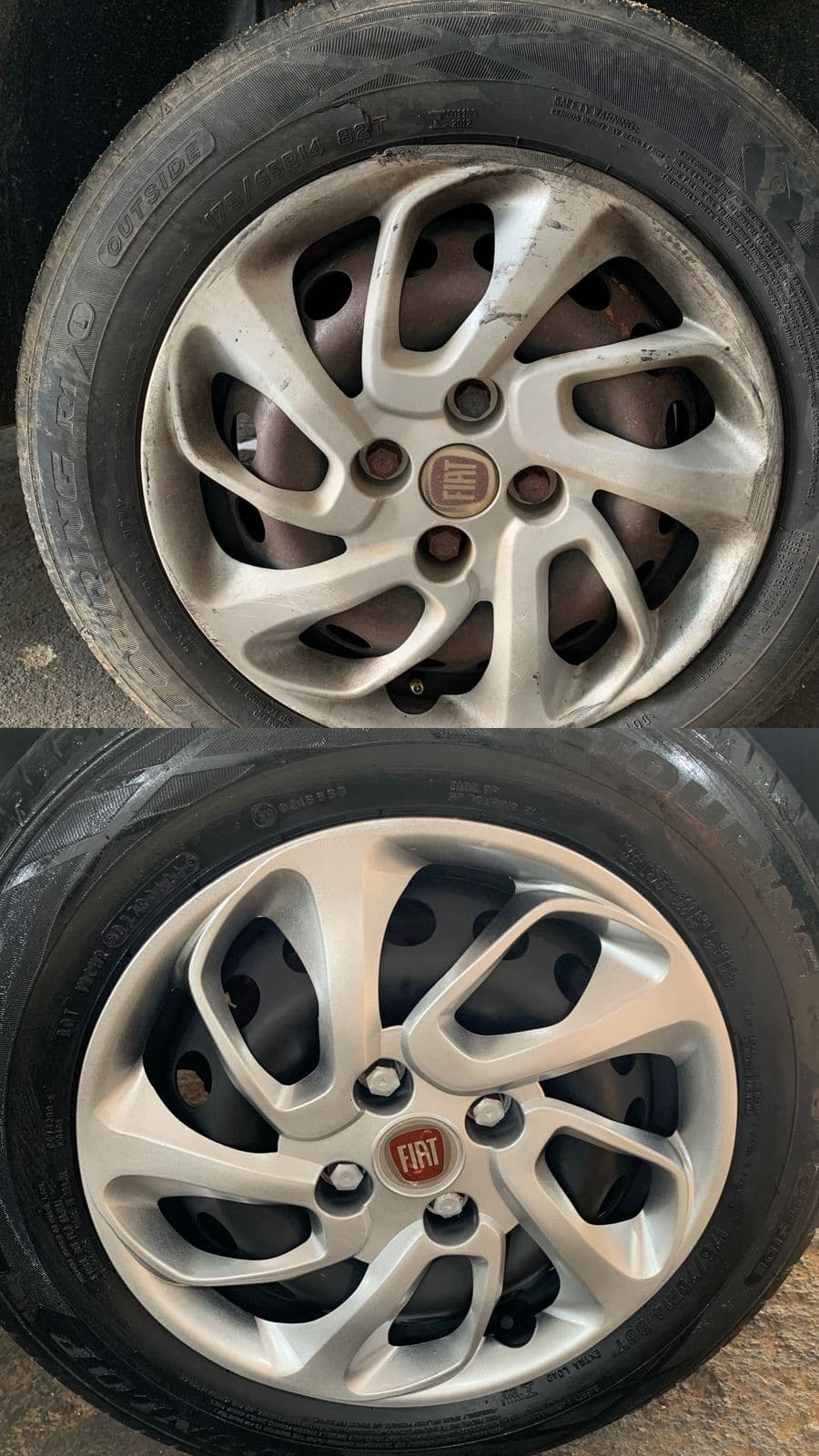 Customização de Rodas - antes e depois Studio Car